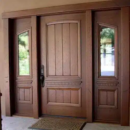 درب لابی چوبی مدرن